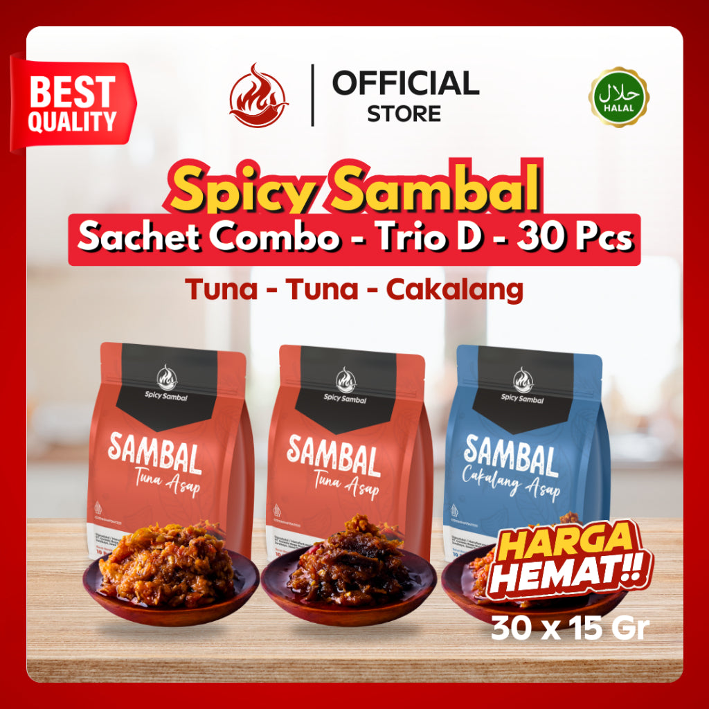 Sachet Combo Trio - 30 Pcs x 15 Gr
