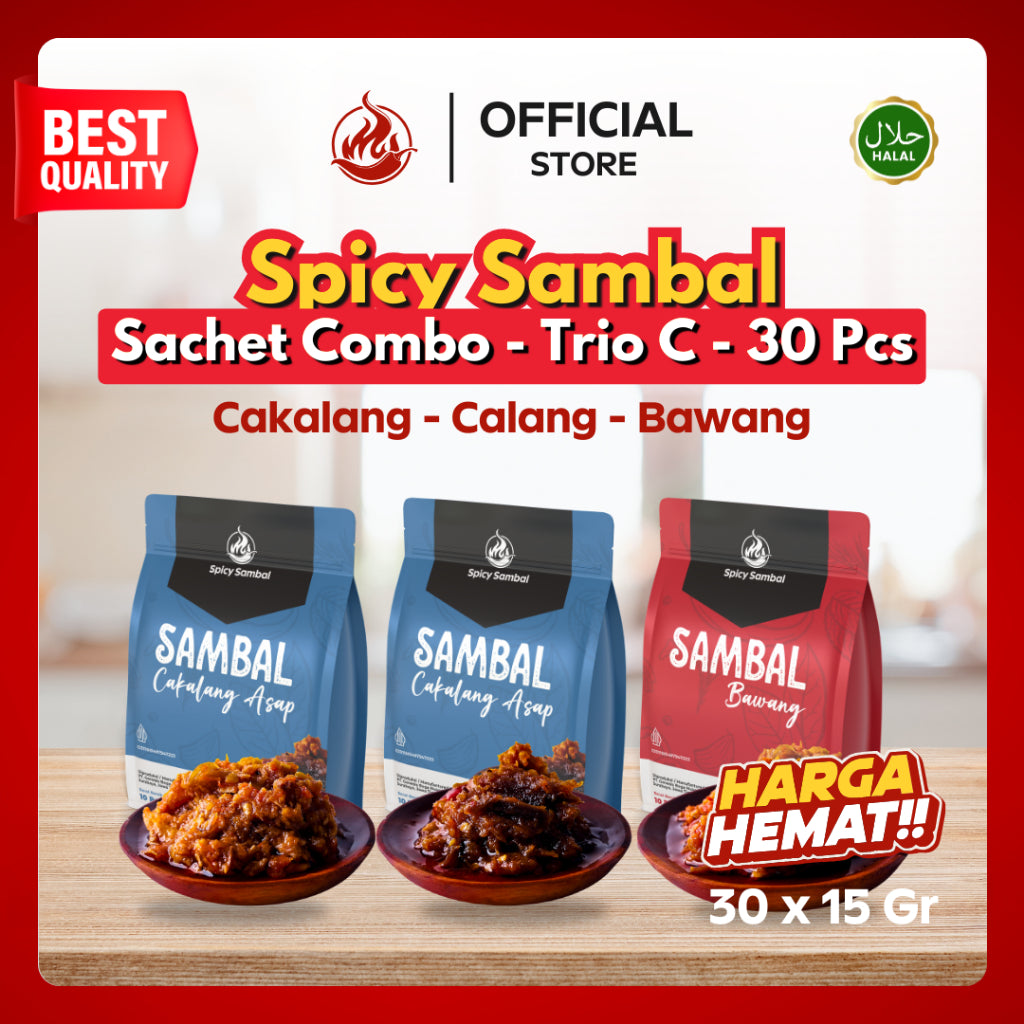Sachet Combo Trio - 30 Pcs x 15 Gr