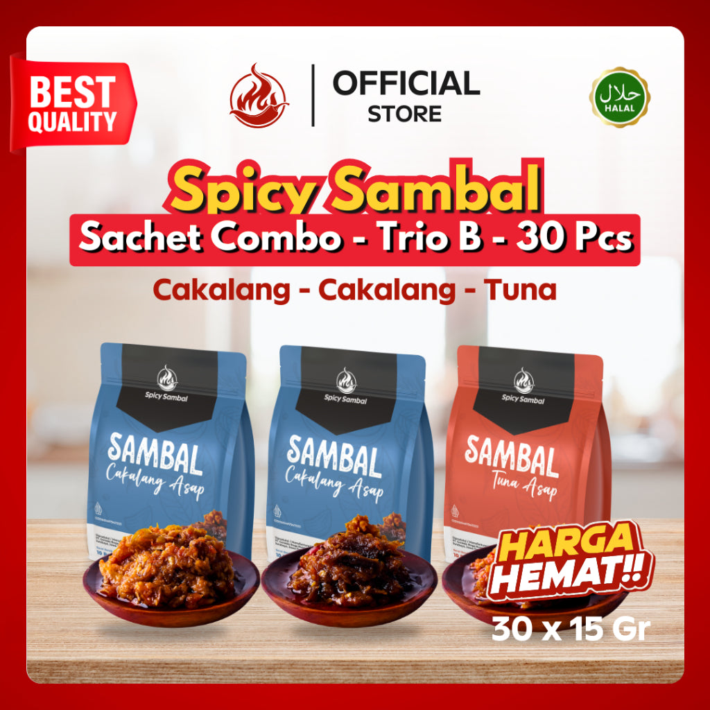 Sachet Combo Trio - 30 Pcs x 15 Gr