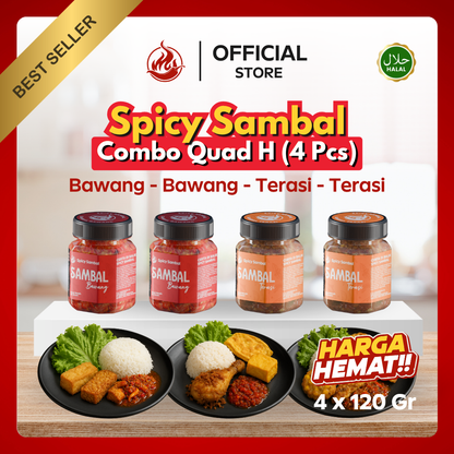 Combo Quad - 4 Pcs x 120 Gr