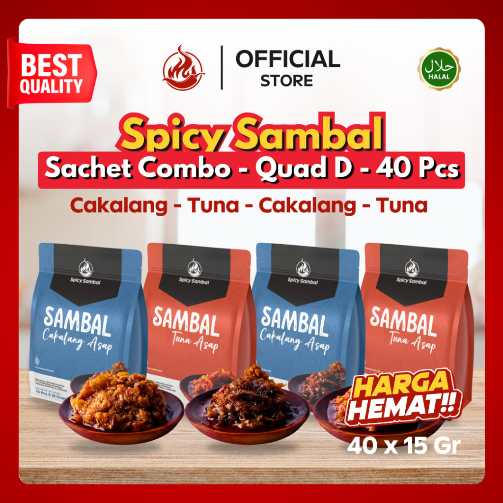 Sachet Combo Quad - 40 Pcs x 15 Gr