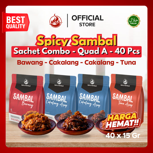 Sachet Combo Quad - 40 Pcs x 15 Gr