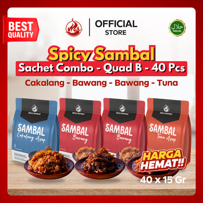 Sachet Combo Quad - 40 Pcs x 15 Gr