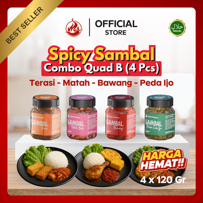 Combo Quad - 4 Pcs x 120 Gr