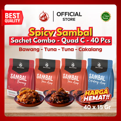 Sachet Combo Quad - 40 Pcs x 15 Gr