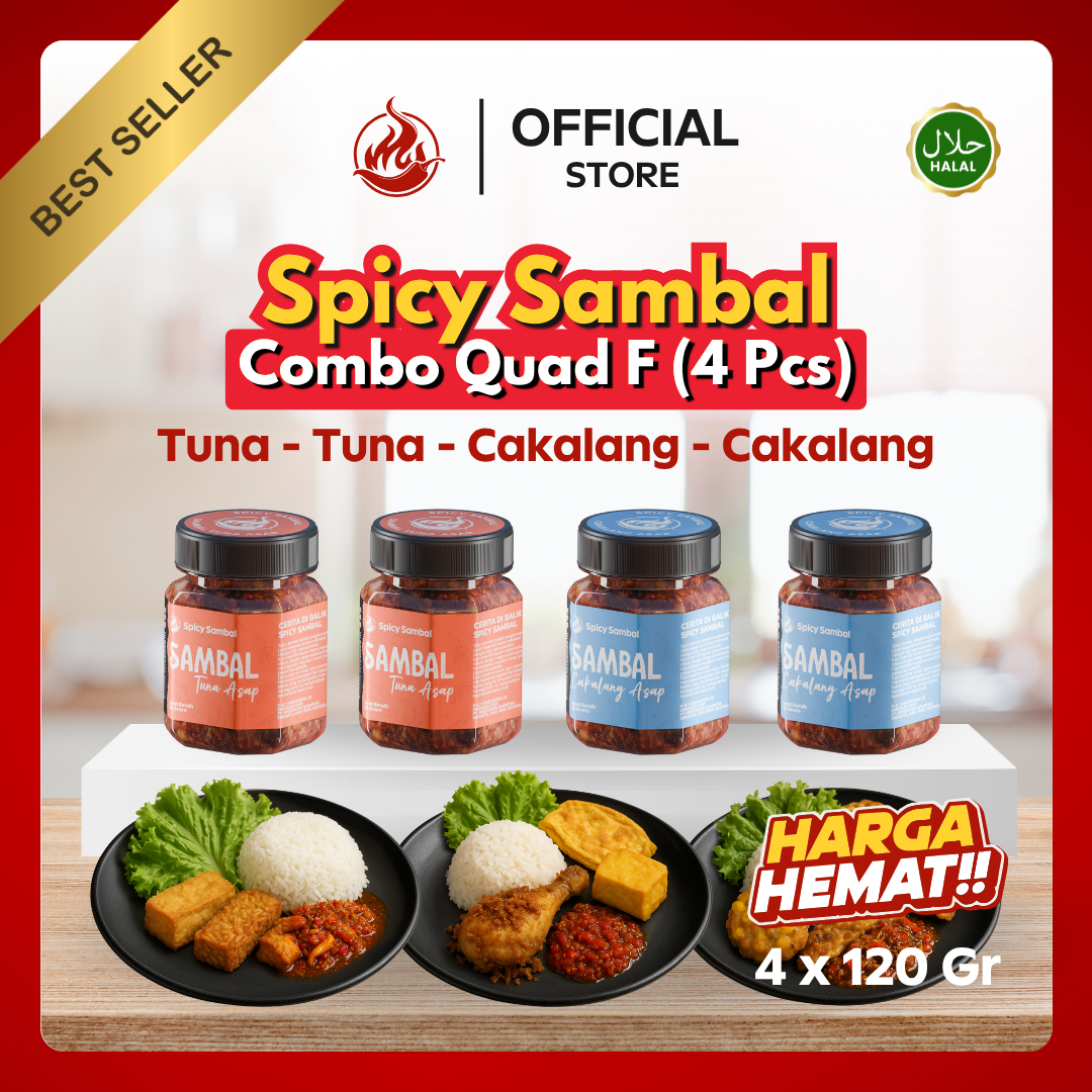 Combo Quad - 4 Pcs x 120 Gr