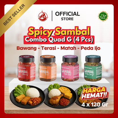 Combo Quad - 4 Pcs x 120 Gr