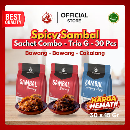 Sachet Combo Trio - 30 Pcs x 15 Gr
