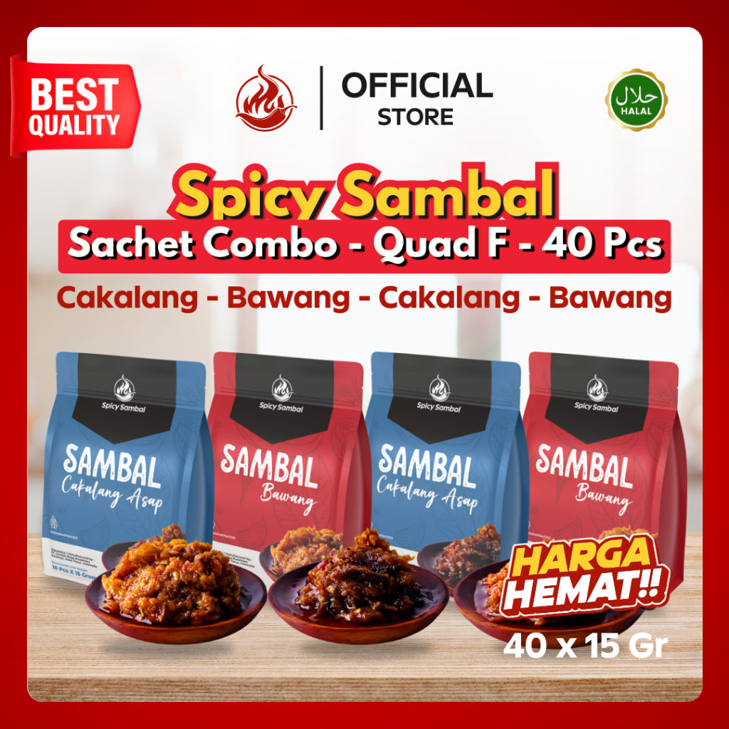 Sachet Combo Quad - 40 Pcs x 15 Gr