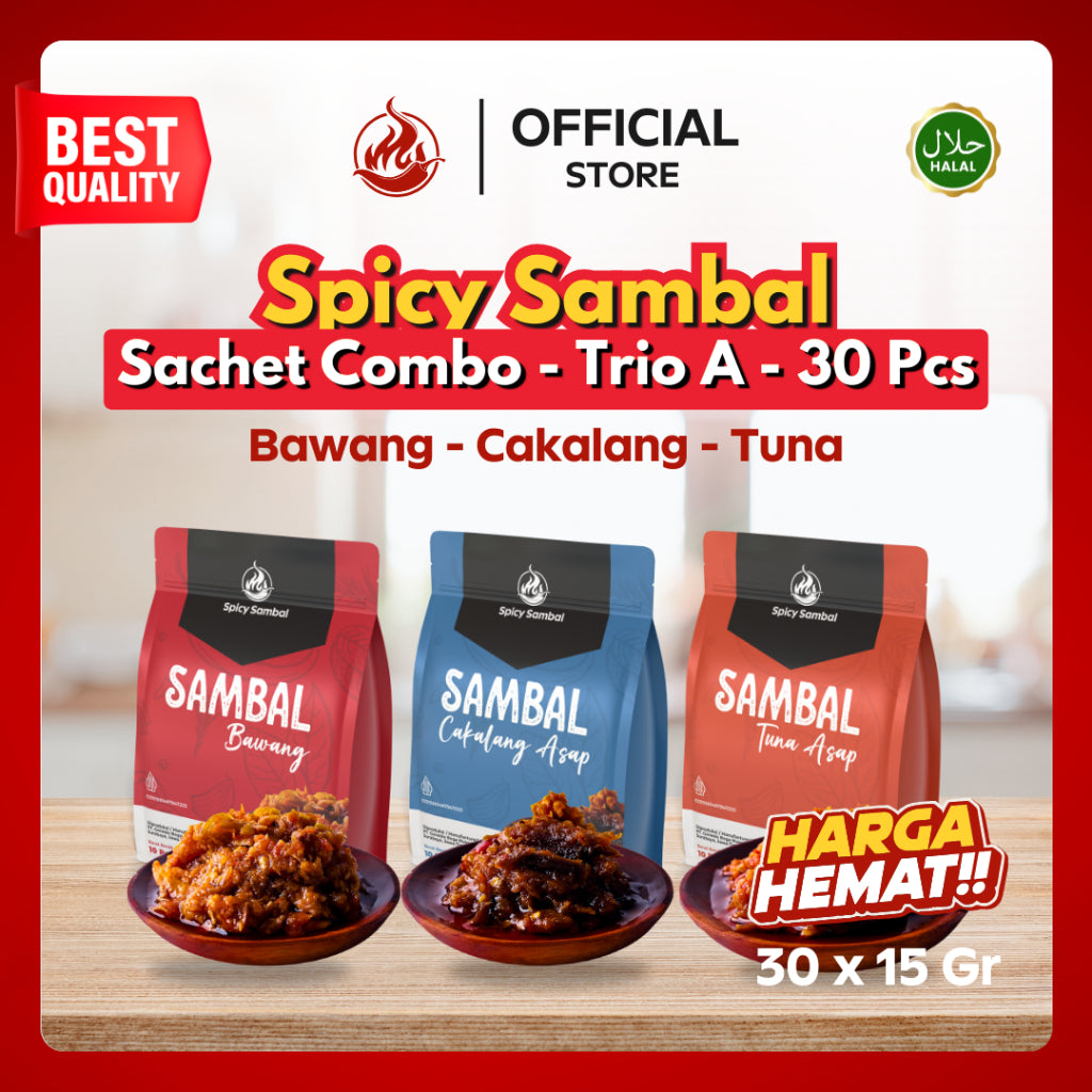 Sachet Combo Trio - 30 Pcs x 15 Gr