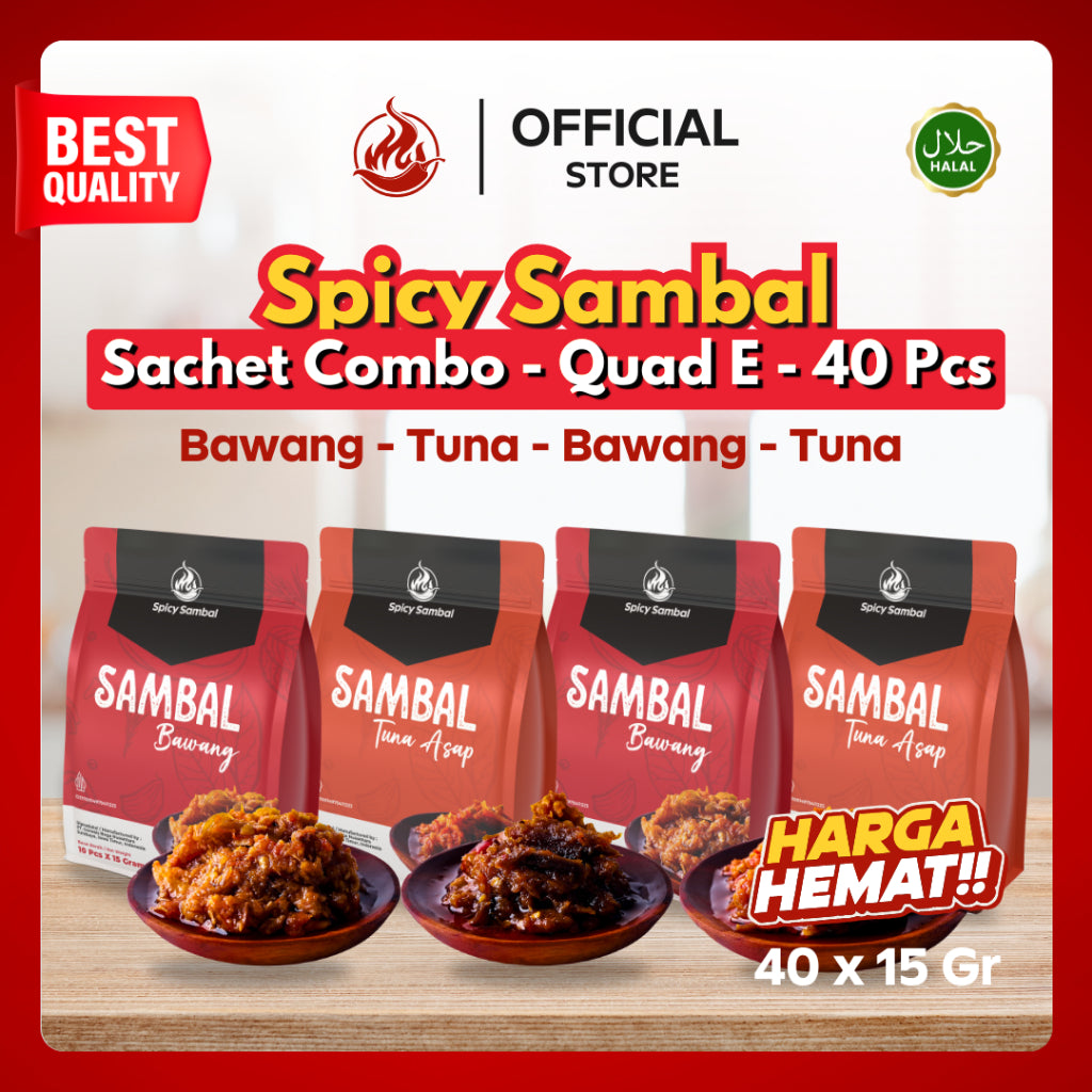 Sachet Combo Quad - 40 Pcs x 15 Gr