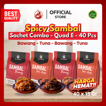 Sachet Combo Quad - 40 Pcs x 15 Gr